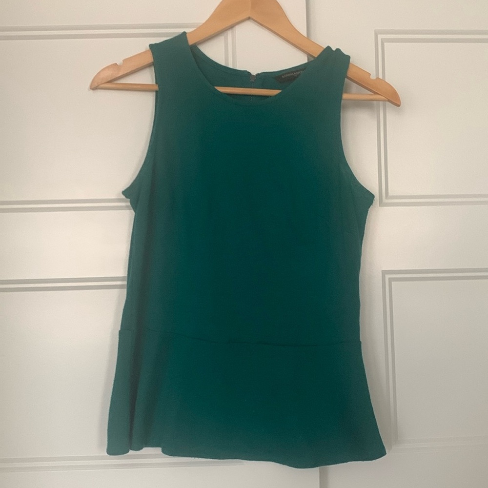 Banana Republic teal shell size xs